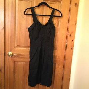 Black strapped dress